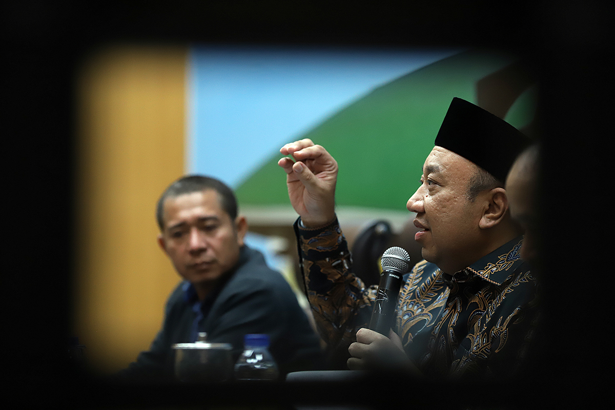 KWP dengan DPR gelar  Forum Legislasi dengan tema "Revisi UU Sisdiknas Dinilai Tekankan Pemerataan dan Mutu Pendidikan". (BeritaNasional/Elvis Sendouw)