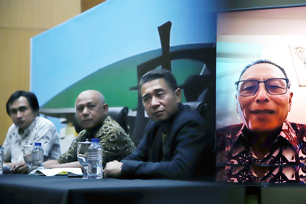 KWP Bersama DPR Gelar Diskusi Bahas RUU EBT Diskusi Forum Legislasi dengan tema ”RUU EBT, Peran DPR dalam Mendorong Penerapan Energi Terbarukan” . (BeritaNasional/Elvis Sendouw)