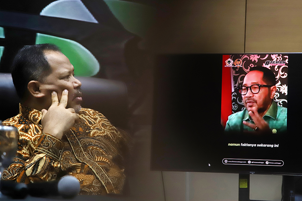 KWP Bersama DPR Gelar Diskusi Bahas RUU Pangan Forum Legislasi Tema: “DPR Segera Bahas RUU Pangan Untuk Mendukung Program Pemerintah”. (BeritaNasional/Elvis Sendouw)