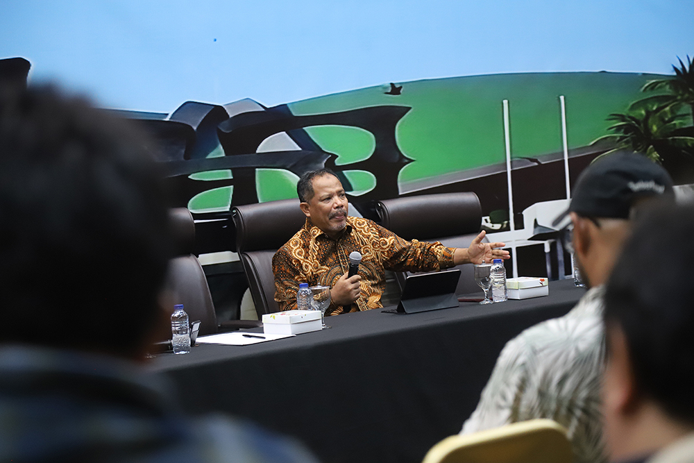 KWP Bersama DPR Gelar Diskusi Bahas RUU Pangan Forum Legislasi Tema: “DPR Segera Bahas RUU Pangan Untuk Mendukung Program Pemerintah”. (BeritaNasional/Elvis Sendouw)