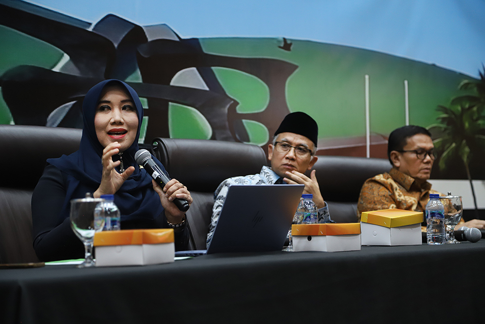 KWP Bersama DPR Gelar Diskusi Bahas RUU Pendidikan Diskusi Forum Legislasi dengan tema: “RUU Sisdiknas untuk Sistem Pendidikan yang Inklusif dan Berkeadilan”. (BeritaNasional/Elvis Sendouw)