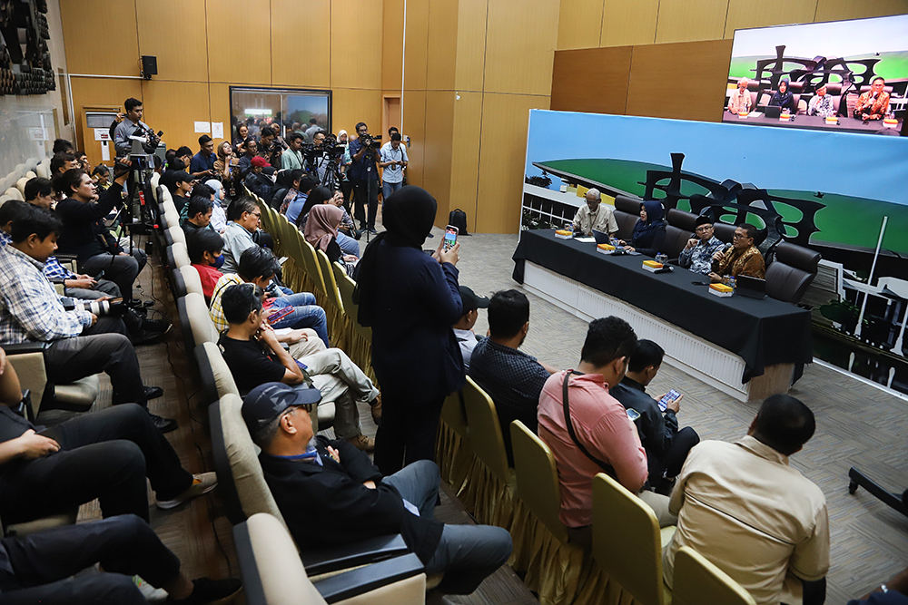 KWP Bersama DPR Gelar Diskusi Bahas RUU Pendidikan Diskusi Forum Legislasi dengan tema: “RUU Sisdiknas untuk Sistem Pendidikan yang Inklusif dan Berkeadilan”. (BeritaNasional/Elvis Sendouw)