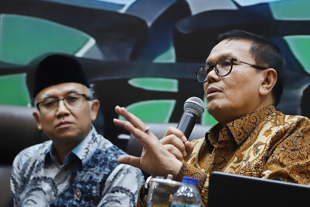 KWP Bersama DPR Gelar Diskusi Bahas RUU Pendidikan Diskusi Forum Legislasi dengan tema: “RUU Sisdiknas untuk Sistem Pendidikan yang Inklusif dan Berkeadilan”. (BeritaNasional/Elvis Sendouw)