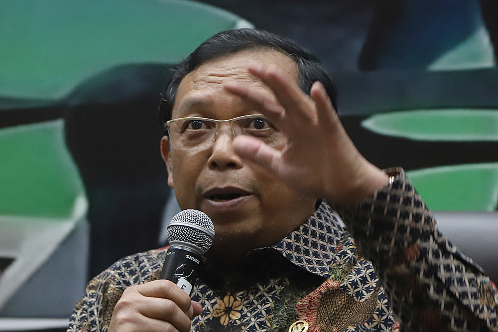 Diskusi Dialektika Demokrasi dengan tema "Menanamkan Semangat Kemerdekaan dari Usia Dini". (BeritaNasional/Elvis Sendouw)