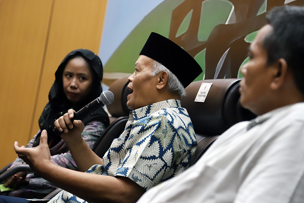 KWP Bersama DPR Gelar Diskusi Bahas Strategi Timwas Haji KWP bekerja sama dengan Biro Pemberitaan DPR RI menggelar dialektika demokrasi dengan tema: "Strategi Timwas Haji menaikkan standar layanan dan keselamatan jamaah". (BeritaNasional/Elvis Sendouw)
