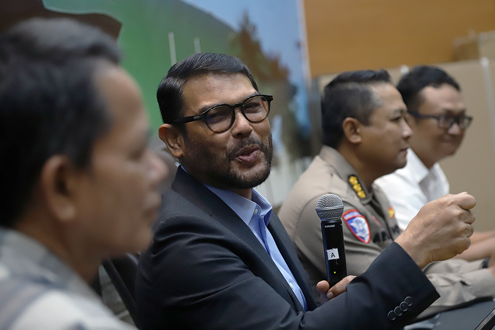 KWP Bersama DPR Gelar Diskusi Bahas Transformasi Digital Korlantas Dialektika KWP bersama DPR bahas Transformasi Digital Korlantas: Menjawab Tantangan Pelayanan Modern untuk Masyaraka. (BeritaNasional/Elvis Sendouw)