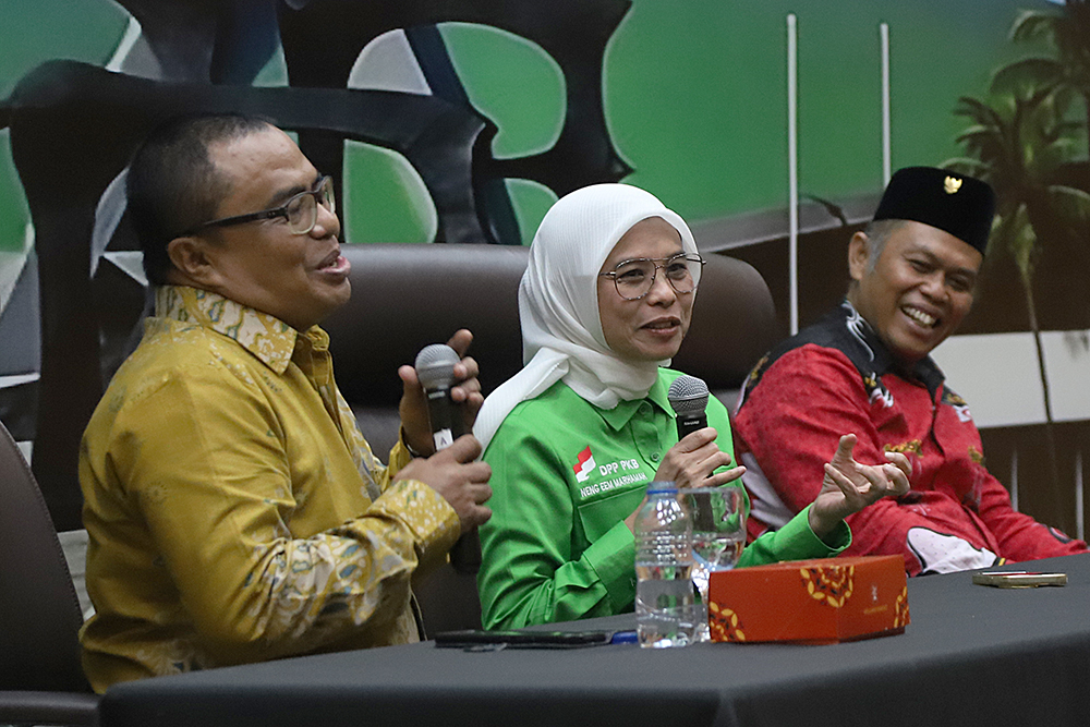 KWP Bersama MPR Gelar Diskusi Bahas Makna 4 Pilar Diskusi KWP bersama MPR membahas Makna 4 Pilar Dalam Kehidupan Berbangsa dan Bernegara. (BeritaNasional/Elvis Sendouw)