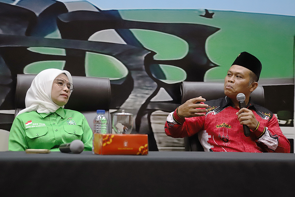 KWP Bersama MPR Gelar Diskusi Bahas Makna 4 Pilar Diskusi KWP bersama MPR membahas Makna 4 Pilar Dalam Kehidupan Berbangsa dan Bernegara. (BeritaNasional/Elvis Sendouw)