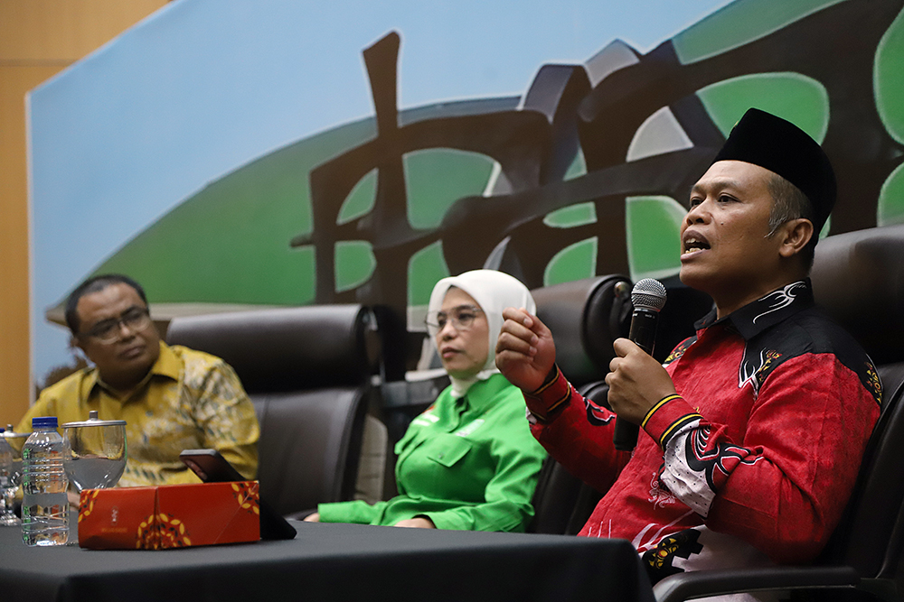 KWP Bersama MPR Gelar Diskusi Bahas Makna 4 Pilar Diskusi KWP bersama MPR membahas Makna 4 Pilar Dalam Kehidupan Berbangsa dan Bernegara. (BeritaNasional/Elvis Sendouw)