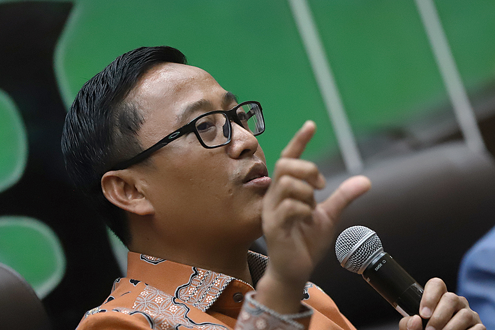 KWP Bersama MPR Gelar Diskusi Bahas Sinergi Sistem Keuangan Negara dan Perekonomian Nasional Diskusi Konstitusi dan Demokrasi Indonesia dengan tema "Sinergi Sistem Keuangan Negara dan Perekonomian Nasional bagi Peningkatan Kesejahteraan Sosial”. (BeritaNasional/Elvis Sendouw)
