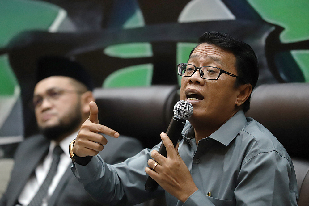 Diskusi Konstitusi dan Demokrasi Indonesia dengan tema “Wewenang dan Pola Hubungan Antarlembaga Negara dalam Struktur Ketatanegaraan Indonesia”. (BeritaNasional/Elvis Sendouw)