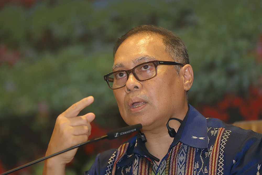 Diskusi KWP bersama DPR bahas dampak geopolitik global perang AS, Israel dan Iran. (BeritaNasional/Elvis Sendouw)