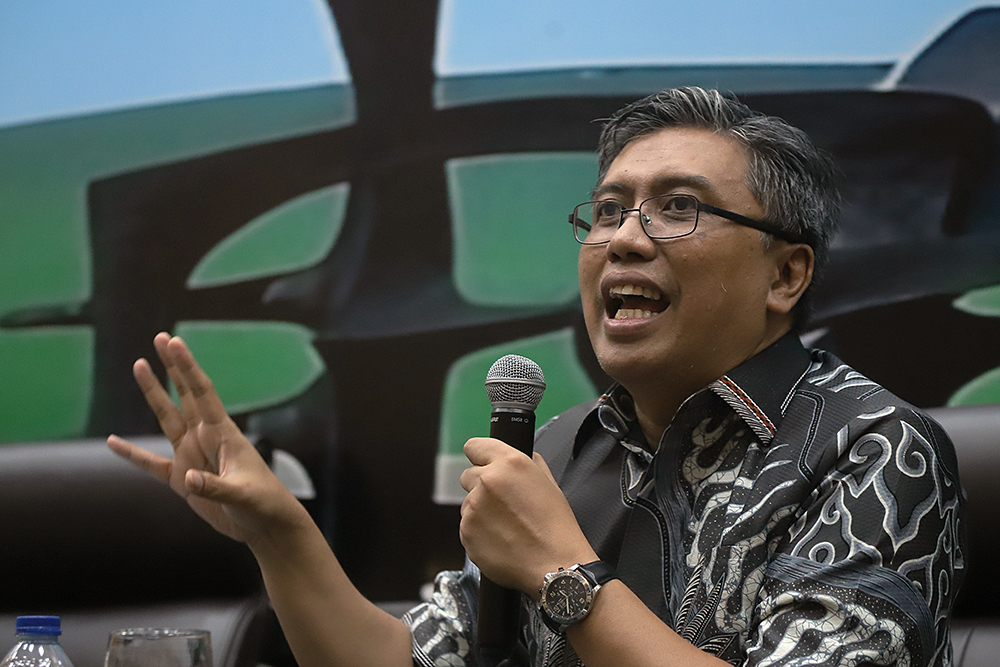KWP dengan DPR Gelar Diskusi Bahas RUU Pariwisata Diskusi KWP bersama DPR membahas RUU Kepariwisataan: Reformulasi Kebijakan Pariwisata untuk Masa Depan Berkelanjutan. (BeritaNasional/Elvis Sendouw)