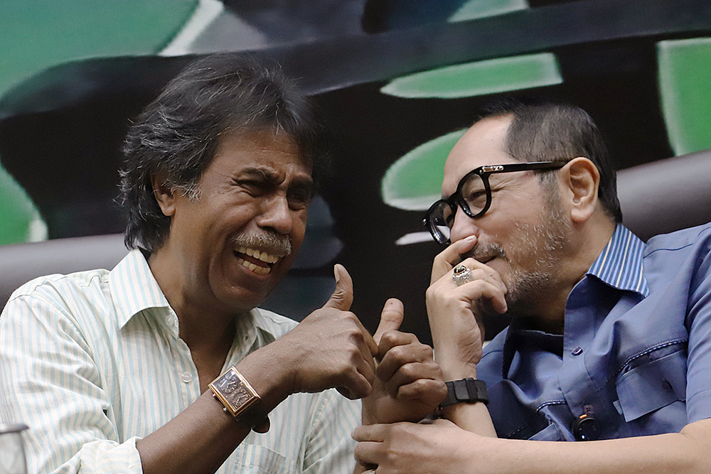 KWP dengan MPR Gelar Diskusi Bahas Kompilasi Pandangan Pakar soal Bentuk Hukum dan Substansi Diskusi Konstitusi dan Demokrasi Indonesia dengan tema: "Pokok-Pokok Haluan Negara (PPHN) Bentuk Hukum dan Subtansi”. (BeritaNasional/Elvis Sendouw)