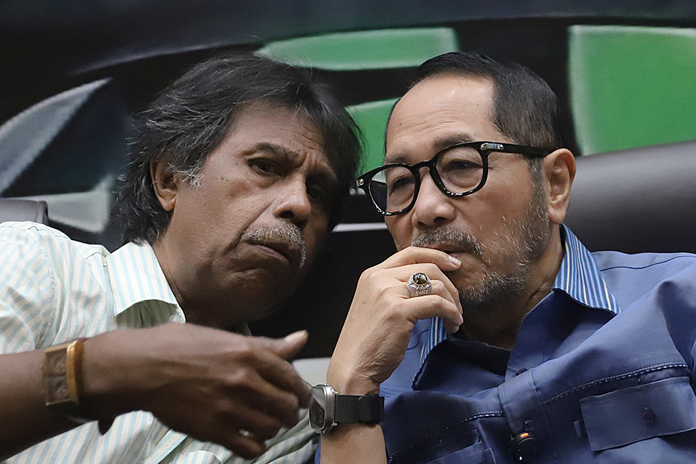 KWP dengan MPR Gelar Diskusi Bahas Kompilasi Pandangan Pakar soal Bentuk Hukum dan Substansi Diskusi Konstitusi dan Demokrasi Indonesia dengan tema: "Pokok-Pokok Haluan Negara (PPHN) Bentuk Hukum dan Subtansi”. (BeritaNasional/Elvis Sendouw)