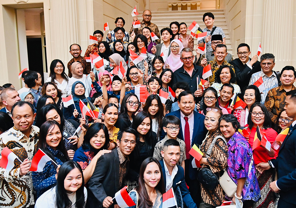Lanjutkan Lawatan ke Kawasan Eropa, Presiden Prabowo Tiba di Belgia Presiden Republik Indonesia, Prabowo Subianto, tiba di Bandara Udara Brussel pada Sabtu (12/7/2025).(Biropers)