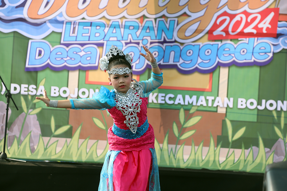 Pagelaran budaya lebaran Bojonggede Bogor. (BeritaNasional/Elvis Sendouw)