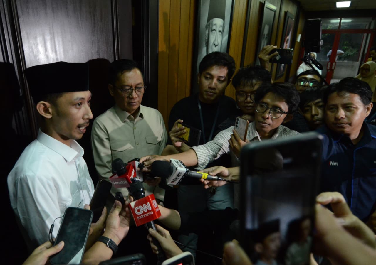 Majelis Kehormatan Partai Gerindra saat menggelar sidang etik di kantor DPP Gerindra. (BeritaNasional/Elvis Sendouw)