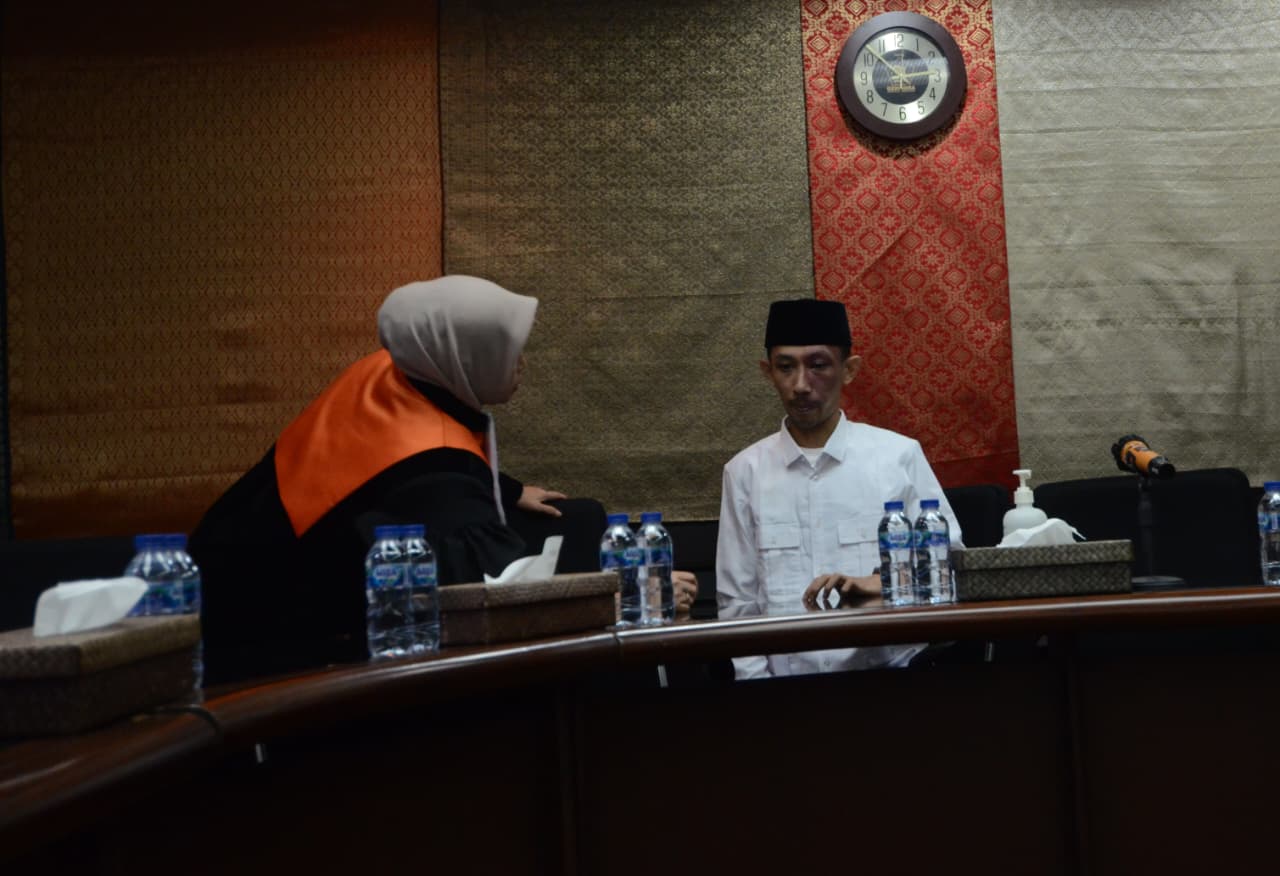 Majelis Kehormatan Partai Gerindra saat menggelar sidang etik di kantor DPP Gerindra. (BeritaNasional/Elvis Sendouw)