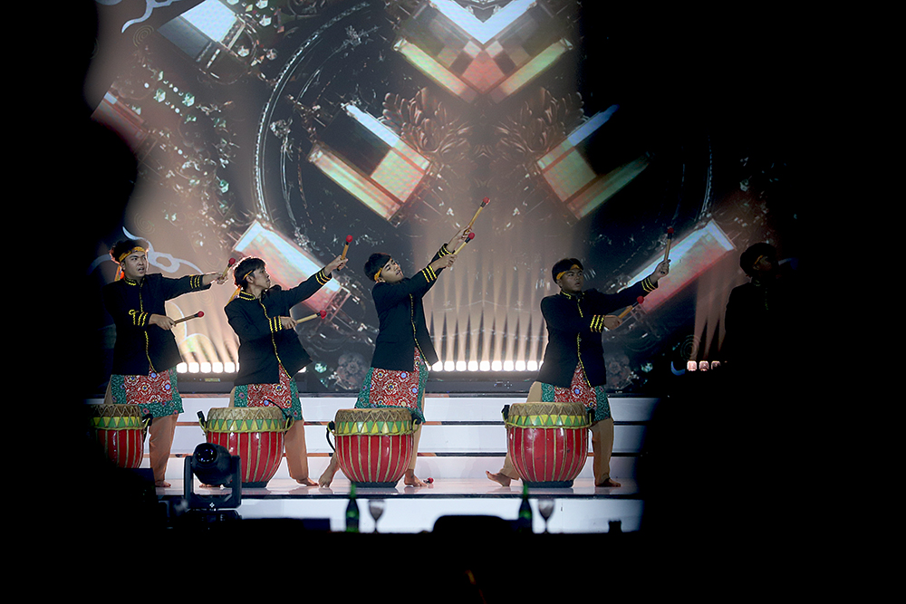Peserta saat tampil dalam Malam Grand Final “Pemilihan Duta DPD RI 2025”. (BeritaNasional/Elvis Sendouw)