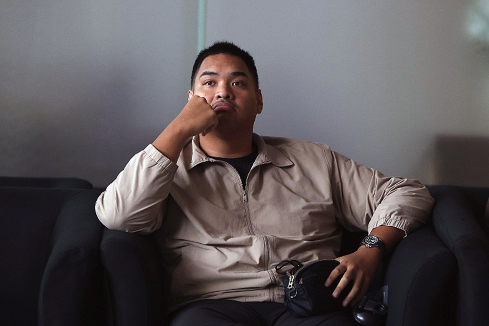 Mantan Menteri Pemuda dan Olahraga, Dito Ariotedjo, saat memenuhi panggilan KPK untuk menjadi saksi kasus dugaan korupsi penyelengaraan haji. (BeritaNasional/Elvis Sendouw)
