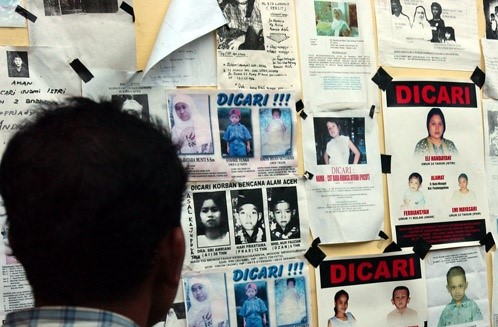 Peristiwa tsunami Aceh pada tahun 2004. (beritaNasional/Elvis Sendouw)