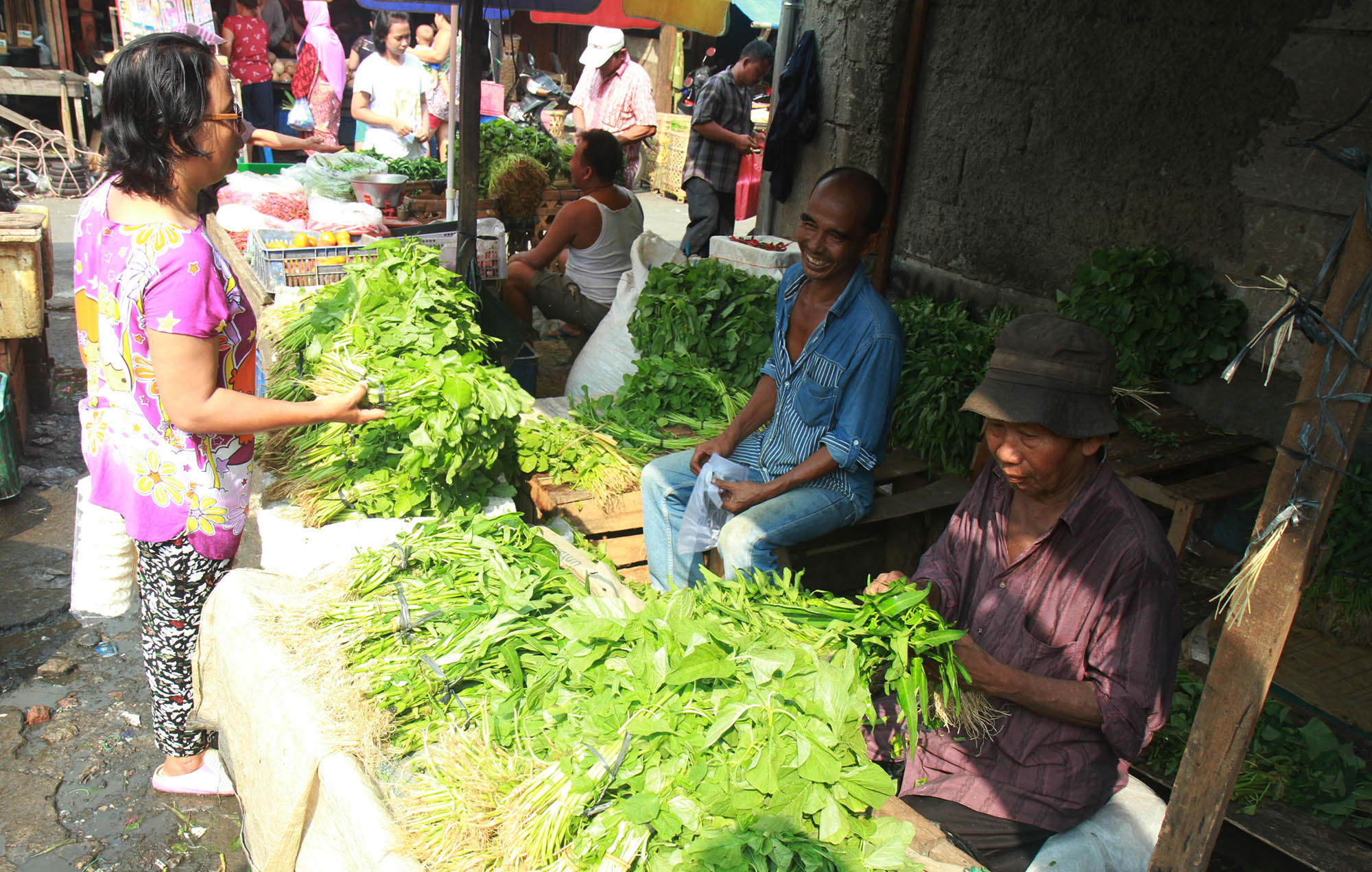 Suasana di Pasar Rumput, Jakarta, Senin (29/7/2024). (BeritaNasional.com/Oke Atmaja)