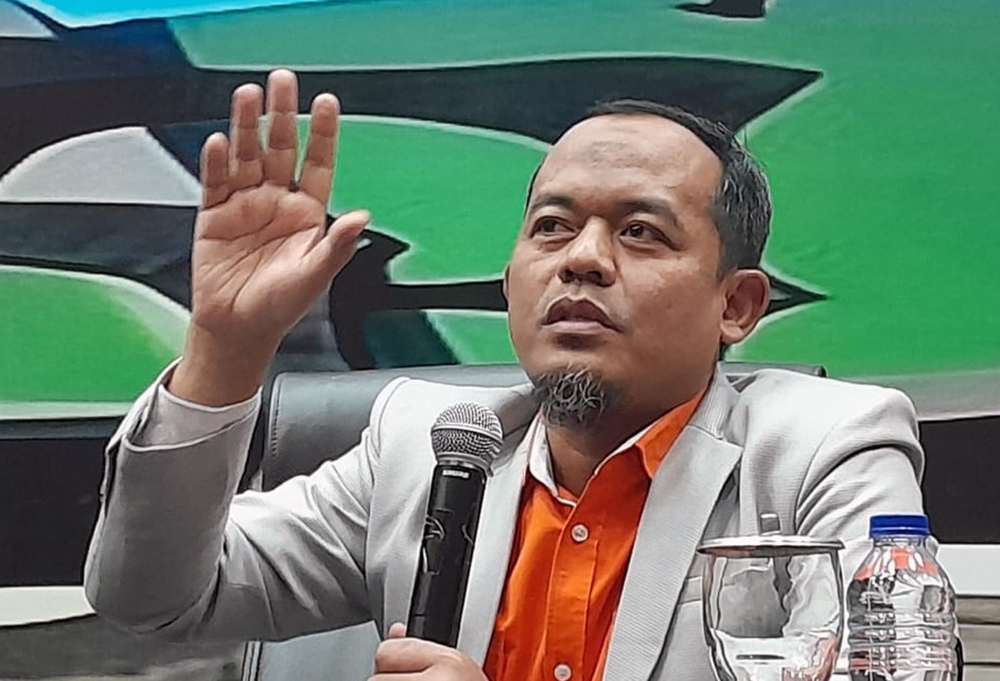 Diskusi Konstitusi dan Demokrasi Indonesia dengan tema “Implementasi Pidato Presiden Saat Sidang MPR RI Tahun 2025” . (BeritaNasional/Elvis Sendouw)