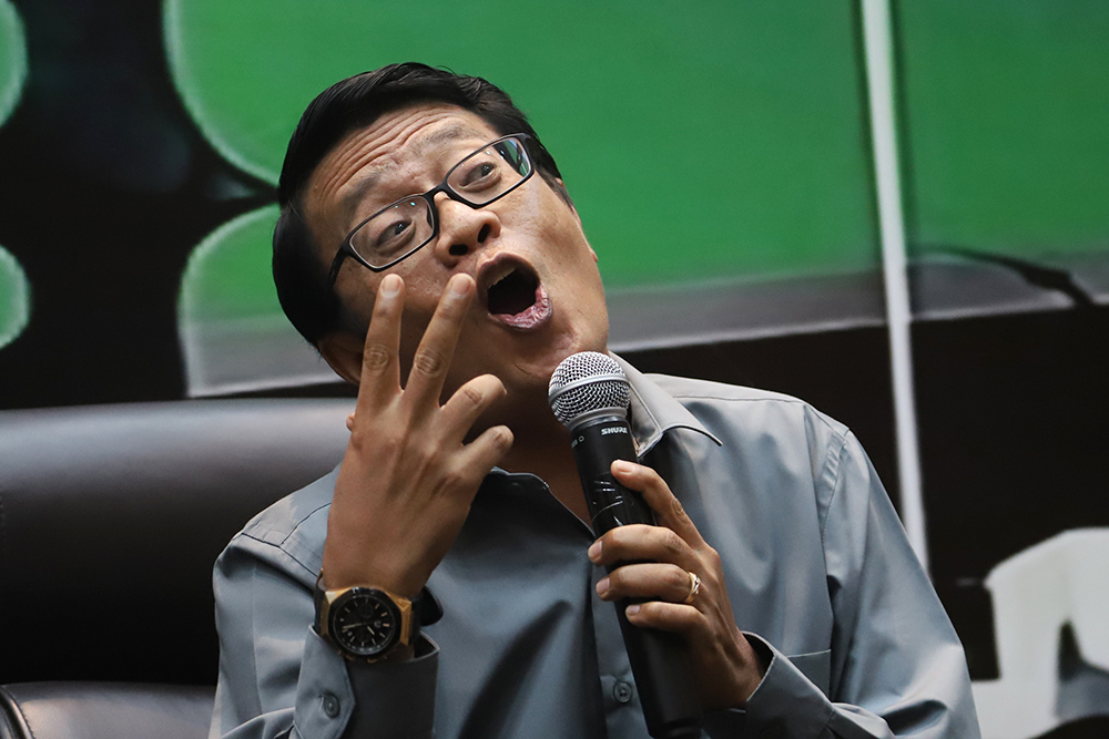 MPR Bersama KWP Gelar Diskusi Bahas Implikasi Putusan MK dalam Revisi UU Pemilu Diskusi Konstitusi dan Demokrasi Indonesia dengan tema "Menata Ulang Demokrasi: Implikasi Putusan MK dalam Revisi UU Pemilu". (BeritaNasional/Elvis Sendouw)