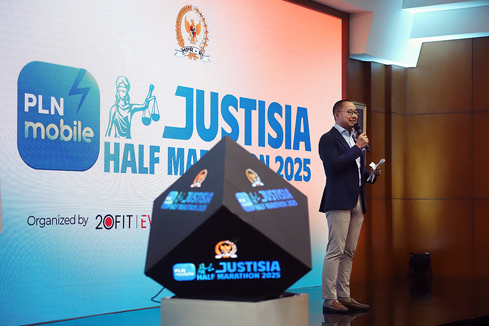 Peluncuran MPR RI - FHUI - PLN Mobile Justisia Half Marathon 2025. (BeritaNasional/Elvis Sendouw)