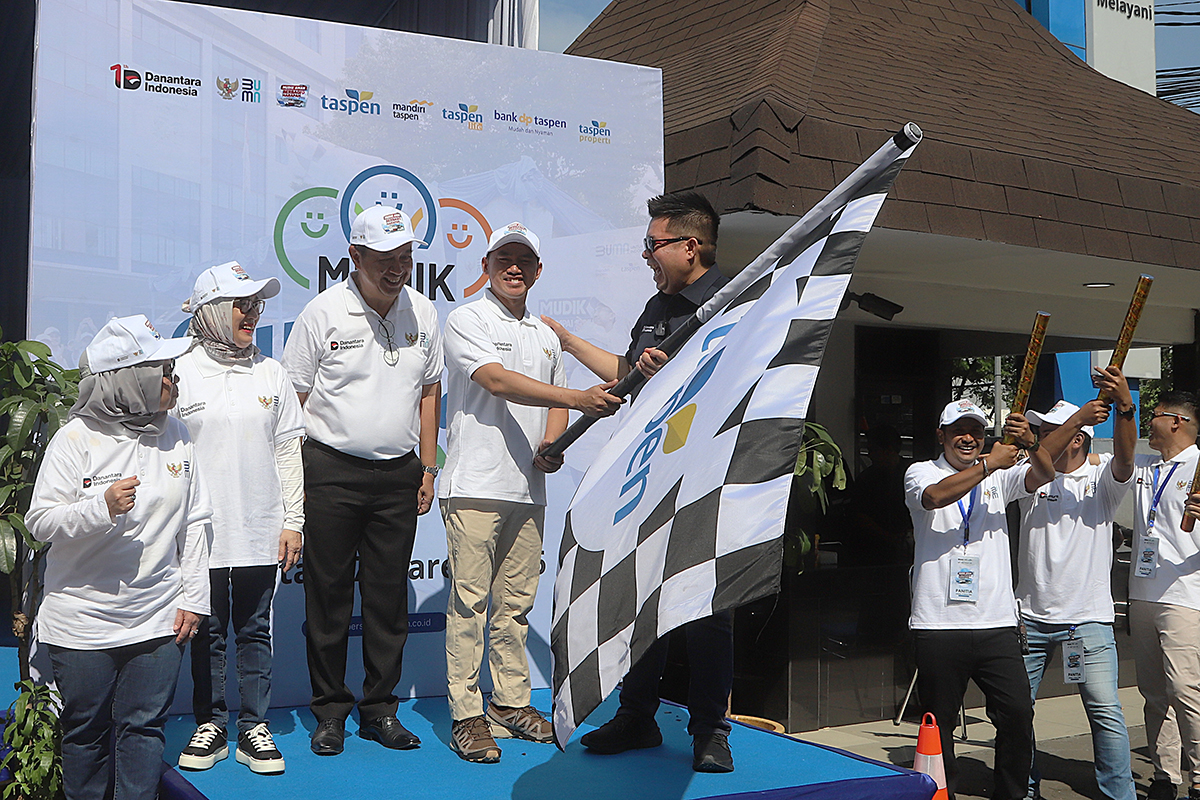 PT TASPEN (Persero) kembali menegaskan komitmen kepedulian  sosialnya dengan menyelenggarakan program "Mudik Nyaman Bersama TASPEN 2026". (BeritaNasional/Elvis Sendouw)