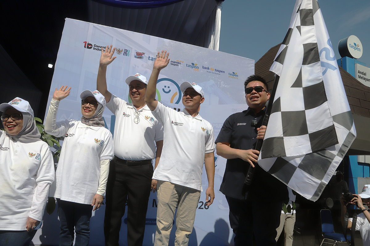 PT TASPEN (Persero) kembali menegaskan komitmen kepedulian  sosialnya dengan menyelenggarakan program "Mudik Nyaman Bersama TASPEN 2026". (BeritaNasional/Elvis Sendouw)