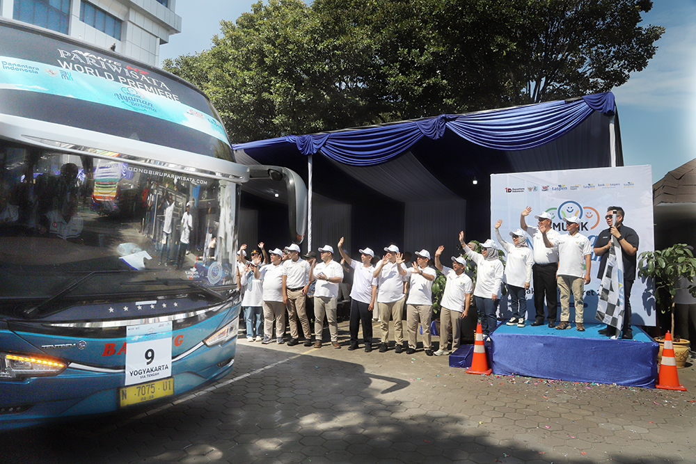 PT TASPEN (Persero) kembali menegaskan komitmen kepedulian  sosialnya dengan menyelenggarakan program "Mudik Nyaman Bersama TASPEN 2026". (BeritaNasional/Elvis Sendouw)