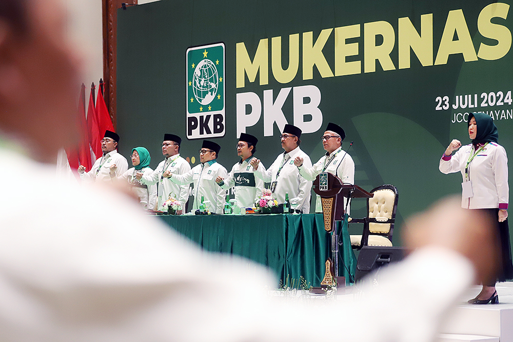 Musyawarah Kerja Nasional (Mukernas) PKB dan Harlah PKB  ke 26. (BeritaNasional/Elvis Sendouw)