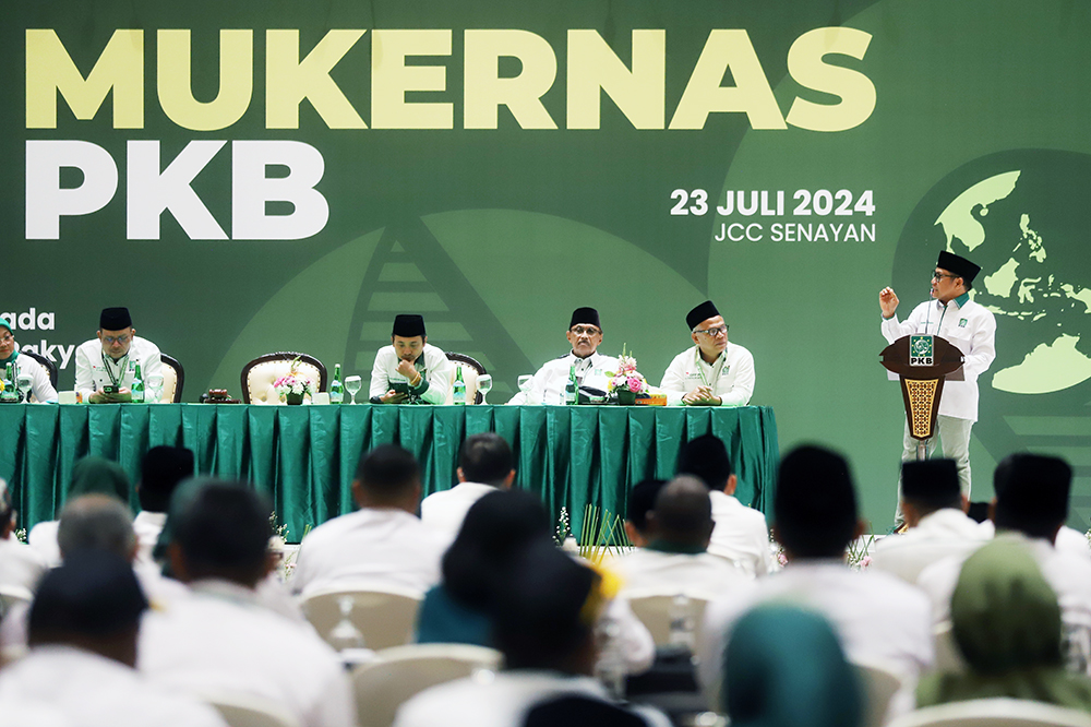 Musyawarah Kerja Nasional (Mukernas) PKB dan Harlah PKB  ke 26. (BeritaNasional/Elvis Sendouw)