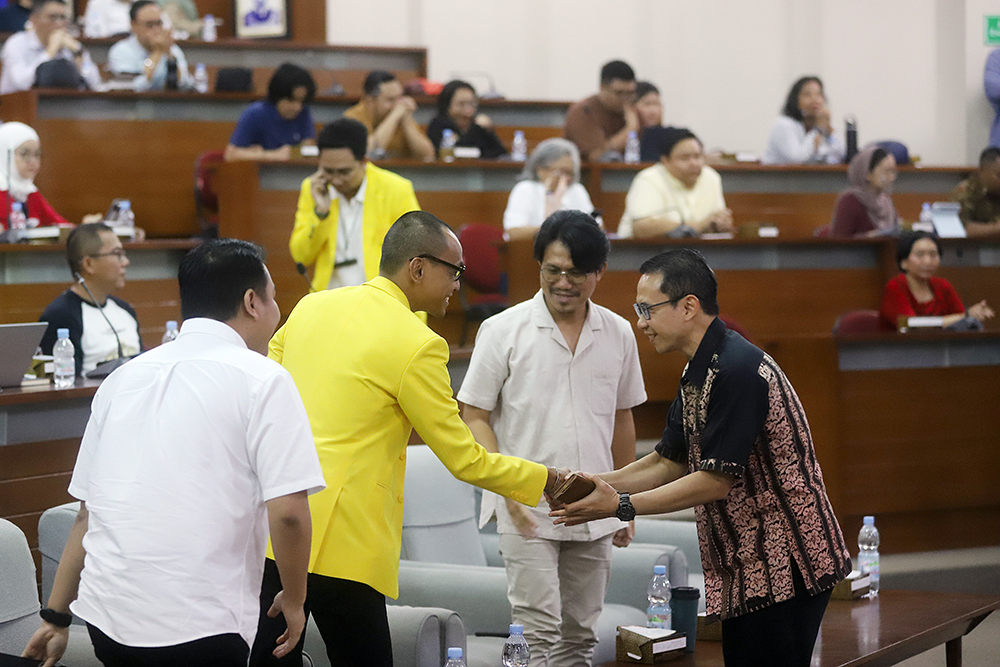 Musyawarah Nasional (Munas) Ikatan Alumni (Iluni) FIB UI dengan agenda utama pemilihan Ketua Umum yang baru. (BeritaNasional/Elvis Sendouw)
