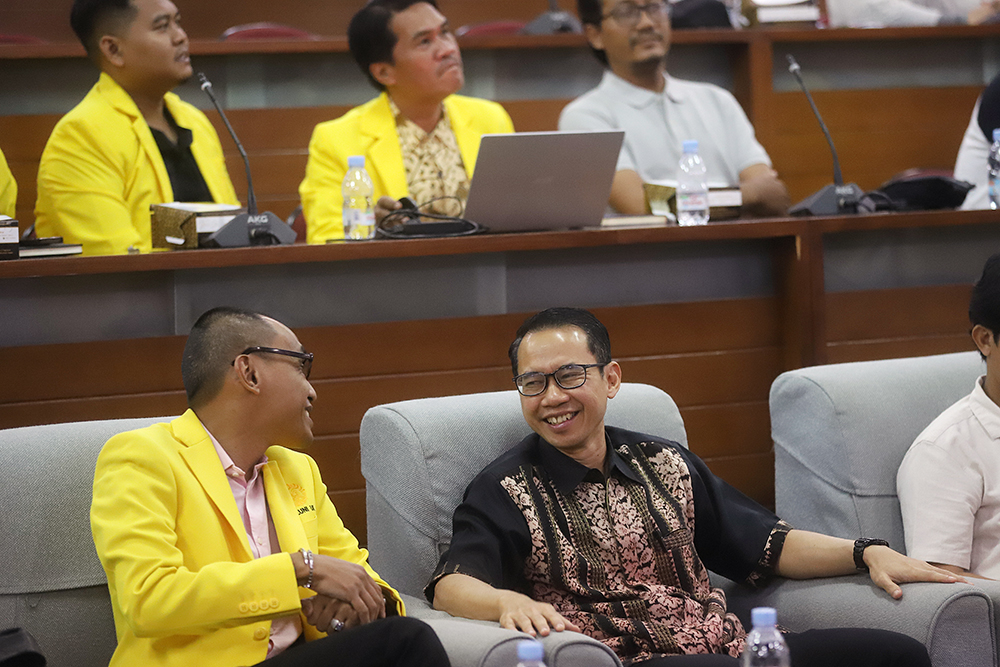Musyawarah Nasional (Munas) Ikatan Alumni (Iluni) FIB UI dengan agenda utama pemilihan Ketua Umum yang baru. (BeritaNasional/Elvis Sendouw)