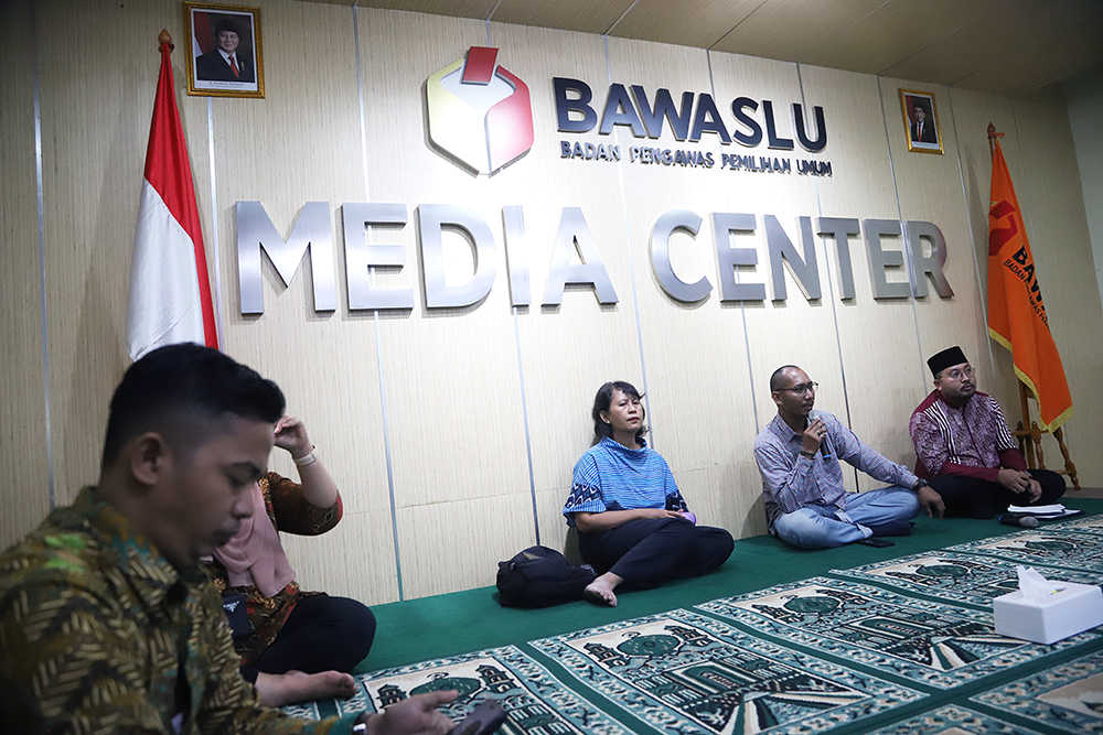 Hasto Kristiyanto menjalani sidang perdana di Tiikor. (BeritaNasional/Elvis Sendouw)