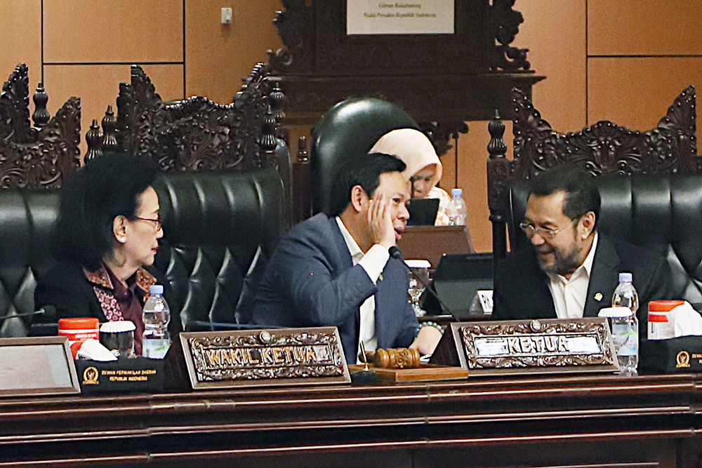 Paripurna DPD RI ke-10 Masa Sidang III Tahun 2024-2025. (BeritaNasional/Elvis Sendouw)