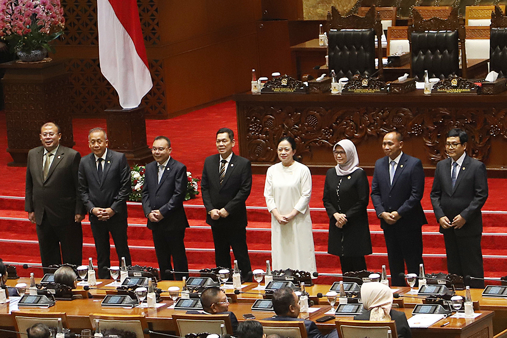 Paripurna DPR, BPK Beri Opini WTP atas LKPP Tahun 2024 Penyampaian laporan BPK dalam rapat paripurna DPR ke-19 masa persidangan III tahun sidang 2024-2025. (BeritaNasional/Elvis Sendouw)