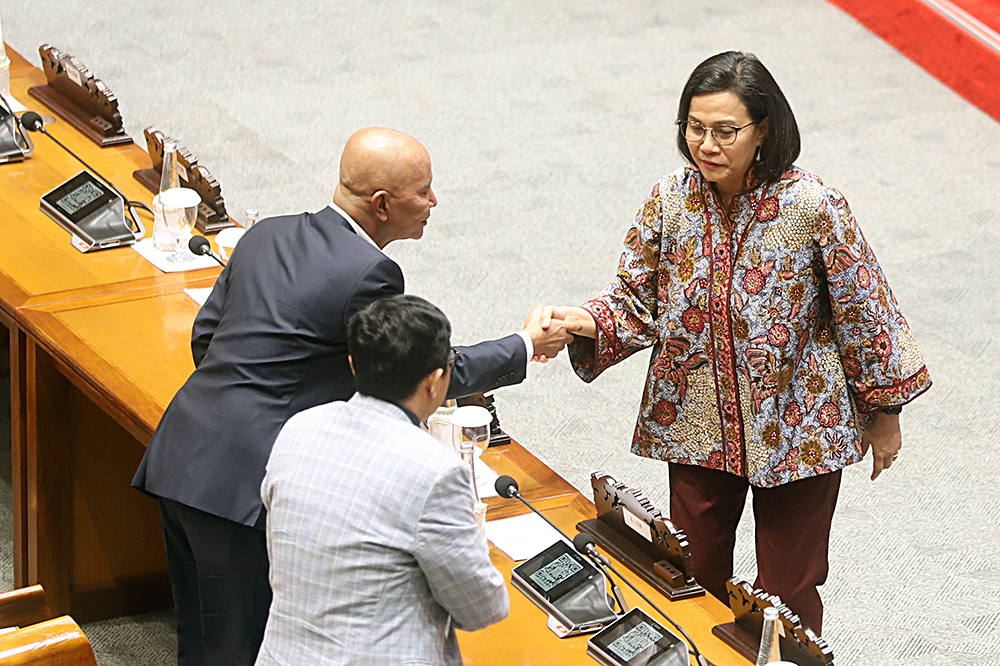 Rapat Paripurna ke-7 Masa Persidangan I Tahun Sidang 2024-2025, DPR mengesahkan Rancangan Undang-Undang (RUU) Anggaran. (BeritaNasional/Elvis Sendouw)