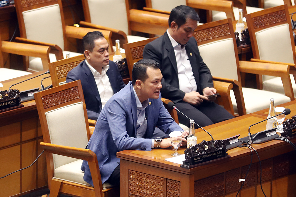 Suasana sidang paripurna DPR RI. (BeritaNasional/Elvis Sendouw)