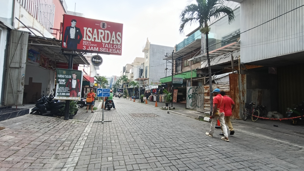 Pasar Baru Jakarta akan Direvitalisasi Suasana di kawasan Pasar Baru, Jakarta, Rabu (11/6/2025). (Beritanasional.com/Oke Atmaja)