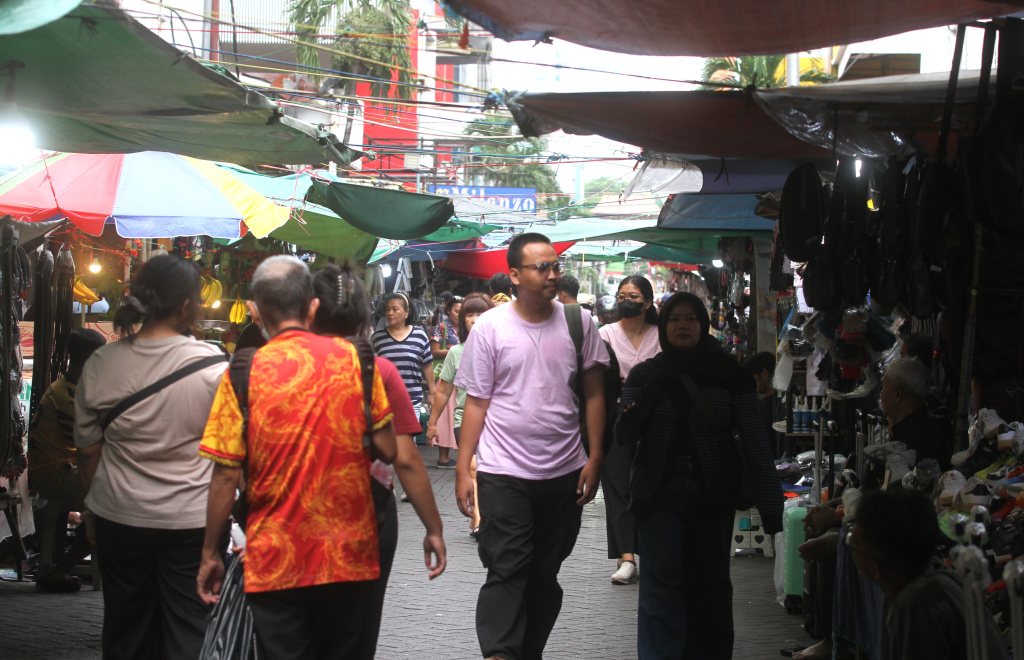 Pasar Baru Jakarta akan Direvitalisasi Suasana di kawasan Pasar Baru, Jakarta, Rabu (11/6/2025). (Beritanasional.com/Oke Atmaja)