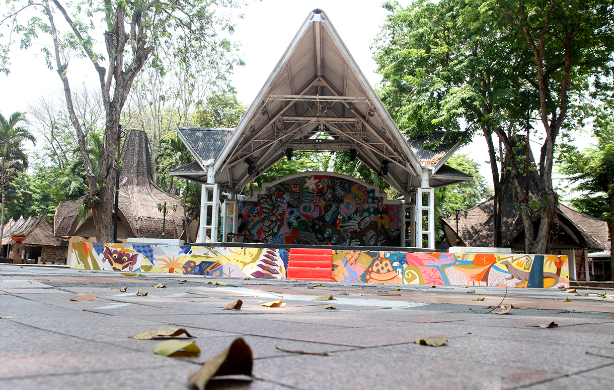 Suasana Pasar Seni Ancol, Jakarta, Selasa (17/9/2024). (BeritaNasional.com/ Oke Atmaja)