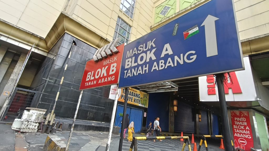 Suasana di Pasar Tanah Abang, Jakarta, Rabu (25/3/2026).  (Beritanasional.com/Oke Atmaja)