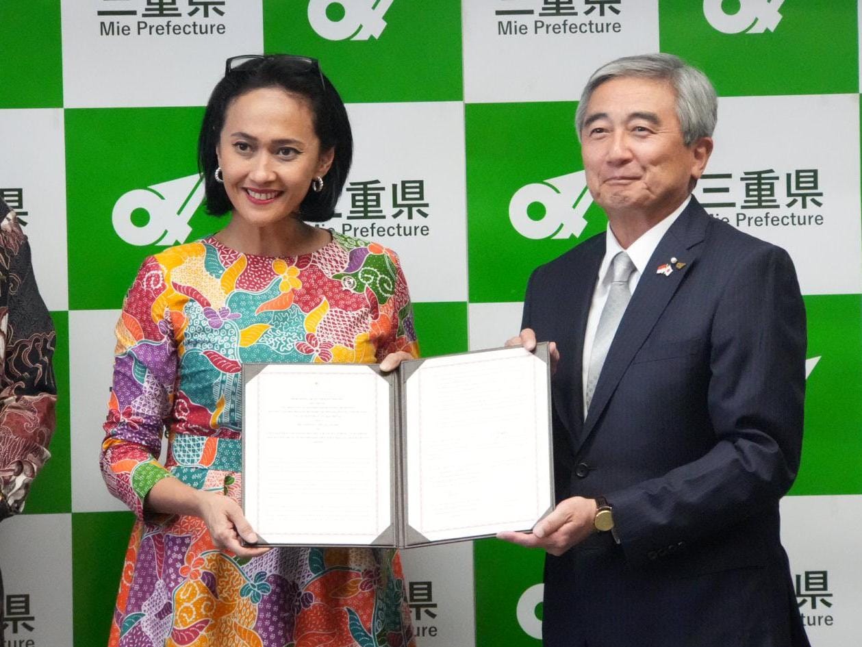 Peluang Sektor Transportasi dan Logistik di Aichi Terbuka Lebar, Wamen Christina Ingatkan Pekerja Migran Kuasai Bahasa Jepang Wakil Menteri Pelindungan Pekerja Migran Indonesia (Wamen P2MI), Christina Aryani kunjungan balasan ke Prefektur Mie, Jepang. (BeritaNasional/Elvis Sendouw/HO P2MI)