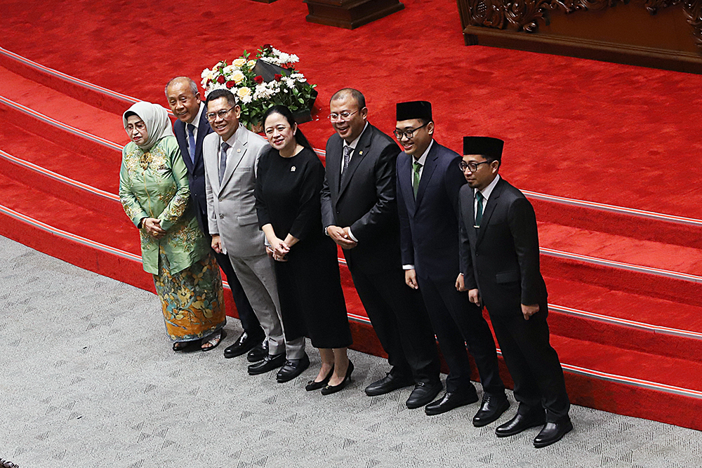 Pembukaan Rapat Paripurna DPR RI. (BeritaNasional/Elvis Sendouw)