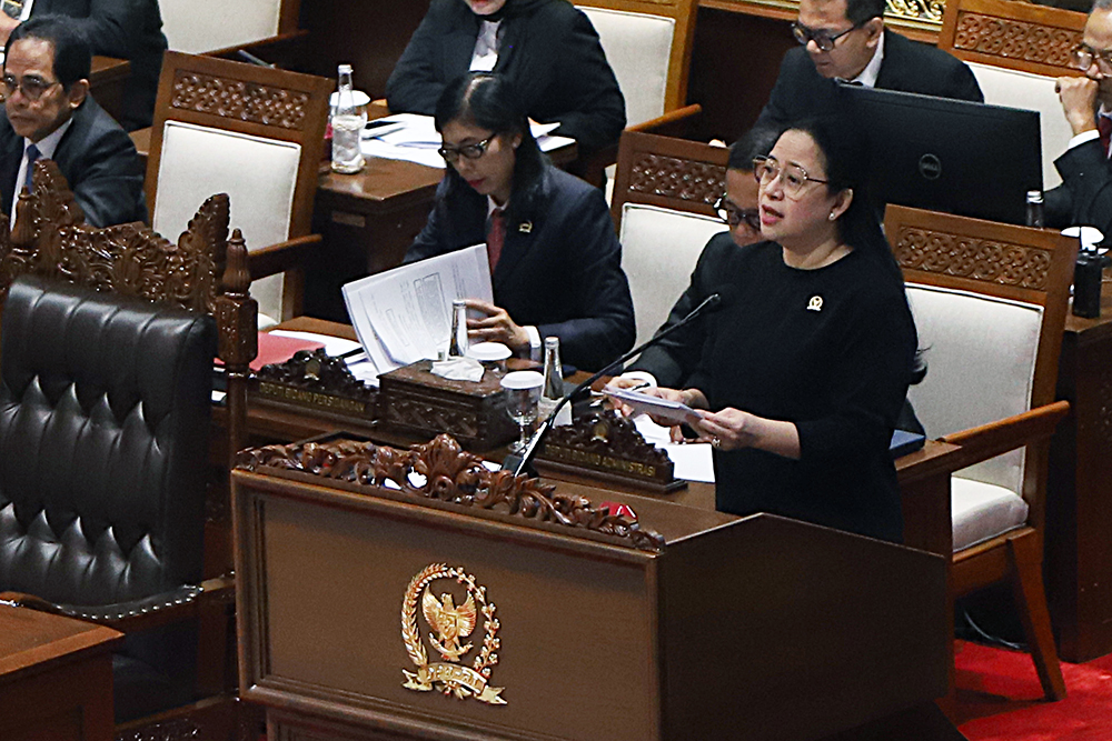 Pembukaan Rapat Paripurna DPR RI. (BeritaNasional/Elvis Sendouw)