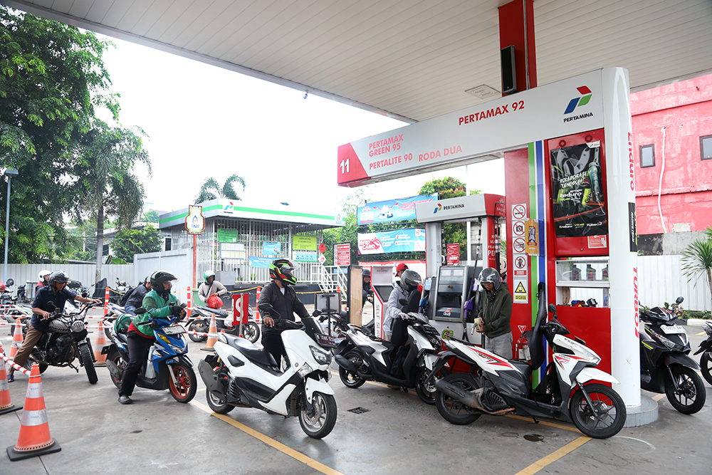 Pemerintah Setujui Pencampuran Etanol 10% Berlaku 2026 Pemerinta menyetujui pencampuran etanol pada BBM. (BeritaNasional/Elvis Sendouw)